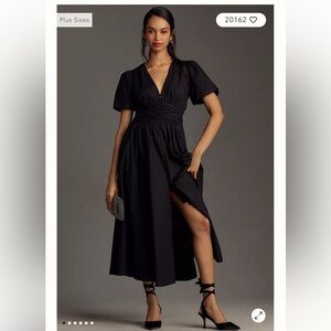 Anthropologie The Katerina Button-Front Dress